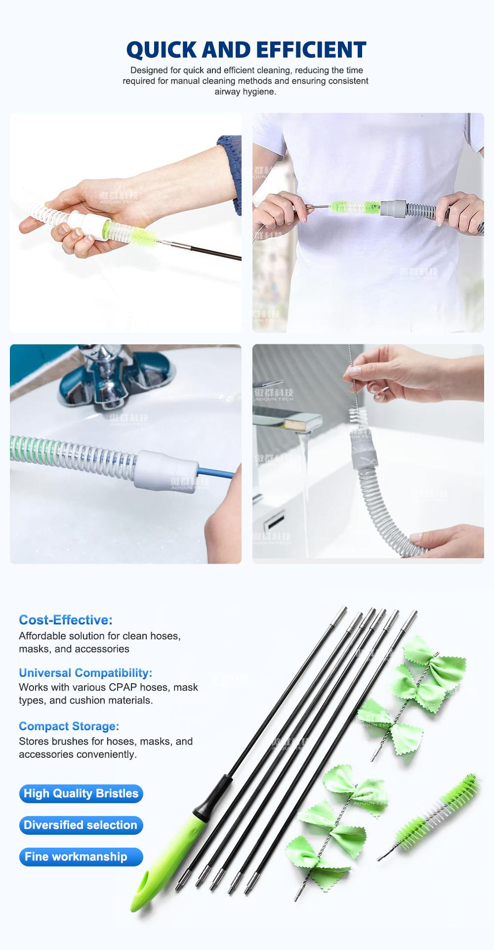 Durable CPAP Hose Tube Brush Cleaner