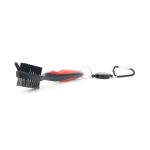 Golf Club Brush | Groove Cleaner Brush |  Retractable zip-line Aluminum Carabiner
