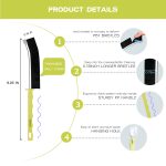 Hard Bristle Crevice Cleaning Brush | Grout Cleaner Brush, Toilet Brush, Scrub Brush for Shower Tile, Skinny Gap Cleaning Tools for Household Use, Bathroom, Kitchen