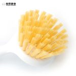 Dish Brush | Durable Nylon Bristles Kitchen Scrub Brush | Dish Scrubber with Handle for Pans, Sink, Bathroom