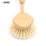 Dish Brush | Durable Nylon Bristles Kitchen Scrub Brush | Dish Scrubber with Handle for Pans, Sink, Bathroom